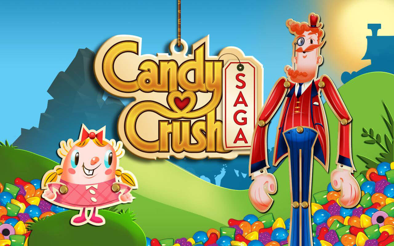 Candy crush saga popcorn machine